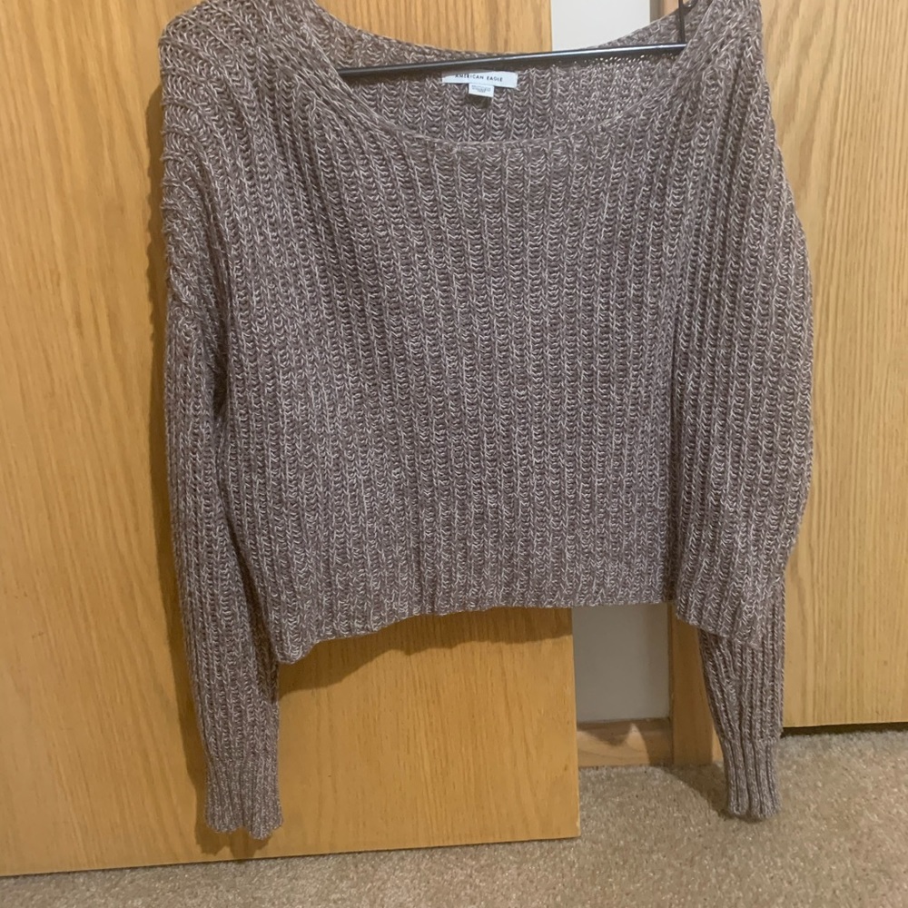 American Eagle oversized crop sweater
